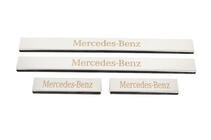 Mercedes C-class W204 2007–2015 Nerezové kryty prahů Carmos (4 ks) fotografie 1
