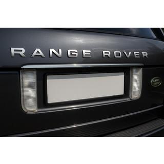 Lišta nad SPZ (Carmos, nerez) Range Rover III L322 2002–2012 fotografie 1