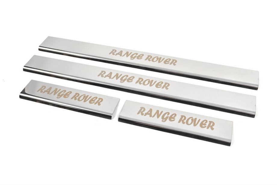 Range Rover III L322 2002–2012 Nerezové kryty prahů (Carmos, 4 ks) Fotografie 2