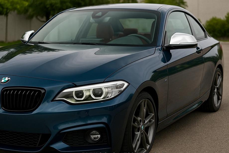 BMW řady 2 F22/F23 2014–2021 Nerezové kryty zrcátek (2 ks) Carmos Fotografie 3