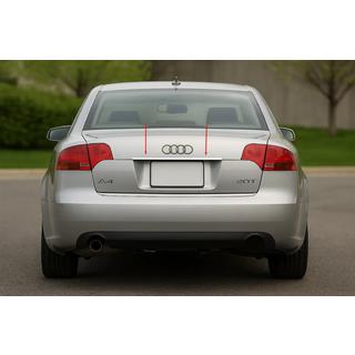Nerezová lišta nad SPZ (Carmos) V-2 Audi A4 B7 2004–2008 fotografie 1