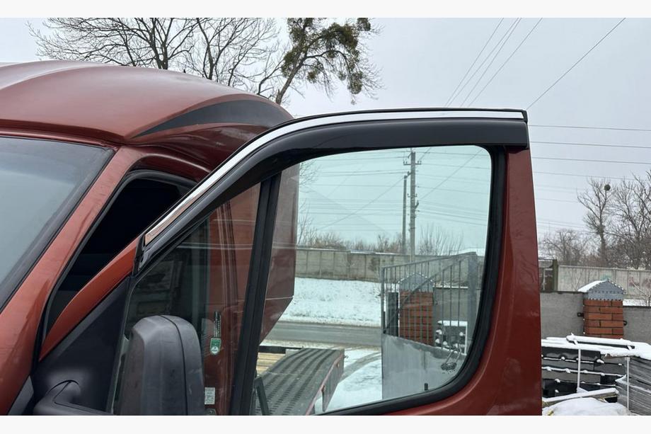 Volkswagen Crafter 2006–2016 Okenní deflektory (2 ks, EuroCap, Chrome) Fotografie 1