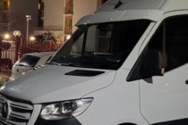 Mercedes Sprinter W906 2006–2018 Sluneční clona na čelní sklo (bílá, 5 mm) fotografie 6
