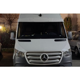 Sluneční clona na čelní sklo v rámu (Bílá, 5 mm) Volkswagen Crafter 2006–2016 fotografie 4