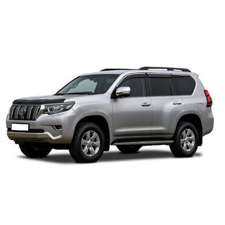 Ofuky oken s chromovou lištou Niken Luxury (6 ks) Toyota Land Cruiser Prado 150 2009–2023 fotografie 1