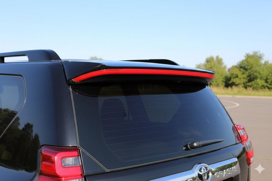 Toyota Land Cruiser Prado 150 2009–2023 Spoiler s Full LED Bílá barva Image