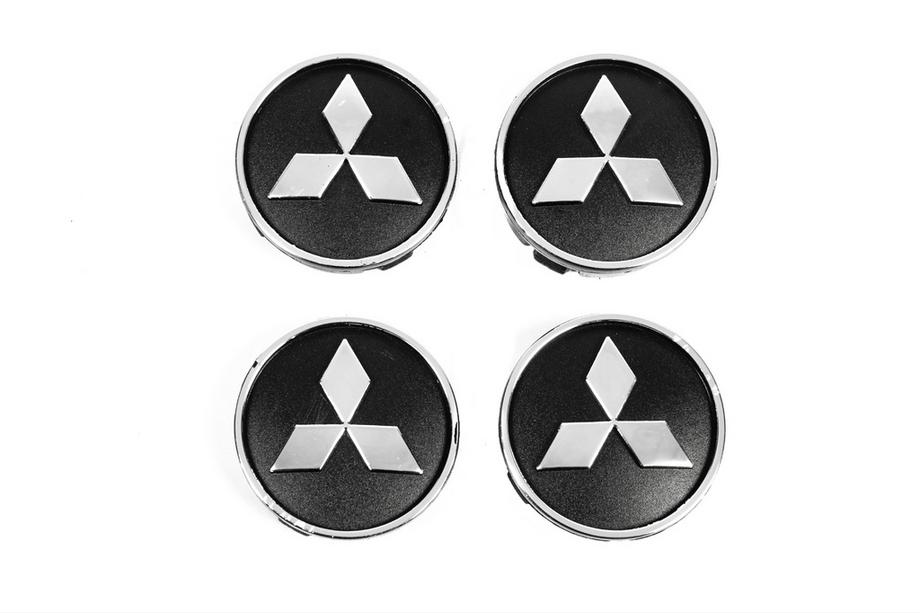 Mitsubishi Středové krytky kol (disků) černé mit5955tur-b (59 mm / 55 mm, 4 ks) Fotografie 1