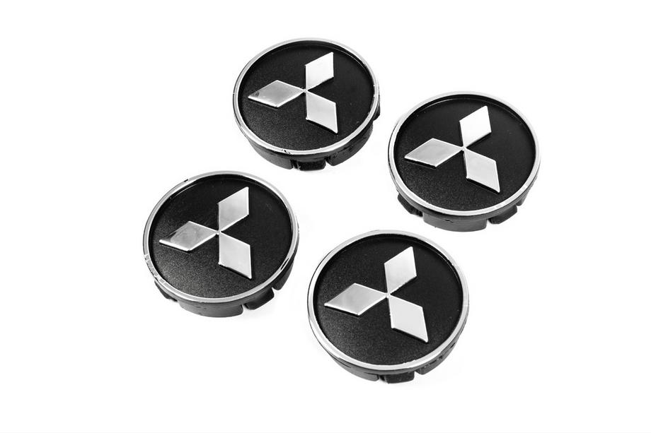 Mitsubishi Středové krytky kol (disků) černé mit5955tur-b (59 mm / 55 mm, 4 ks) Fotografie 2