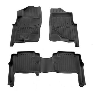 Gumové autokoberce Stingray 3D (5 ks, polyuretan) Nissan Navara 2006–2015