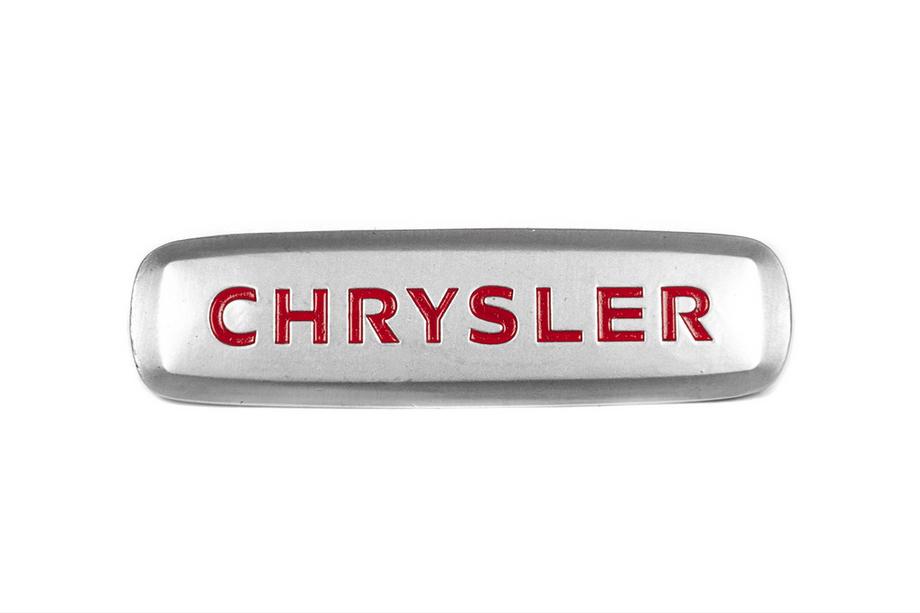 Chrysler Hliníkový štítek na autokoberce (1 ks) Image