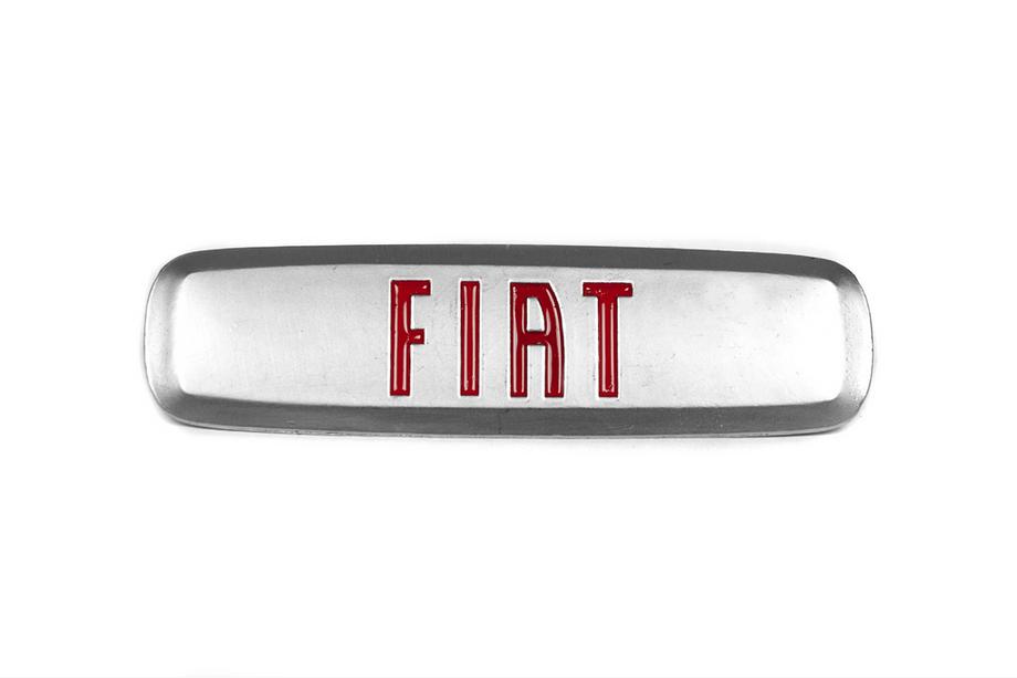 Fiat Hliníkový štítek na autokoberce (1 ks) Image