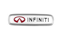Infiniti Hliníkový štítek na autokoberce (1 ks) fotografie 1