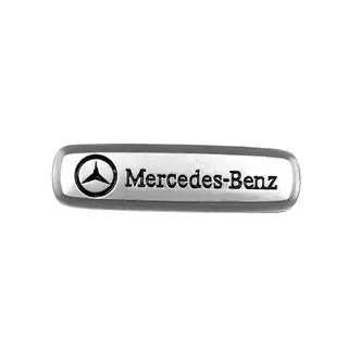Mercedes hliníkový štítek na autokoberce (1 ks)