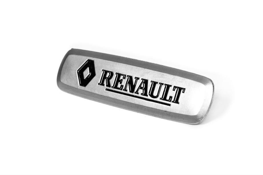 Renault Hliníkový štítek na autokoberce (1 ks) Fotografie 3