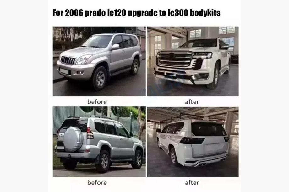 Toyota Land Cruiser Prado 120 2002–2009 Faceliftový kit pro LC 300 Fotografie 7