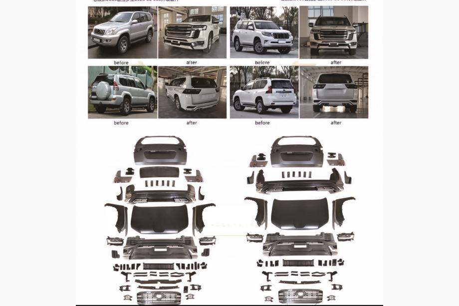 Toyota Land Cruiser Prado 120 2002–2009 Faceliftový kit pro LC 300 Fotografie 6