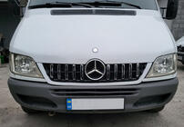 Mercedes Sprinter W901/902/903/904/905 1995–2006 Přední maska chladiče GT Panamericana Chrome Eco (CDI, 2002-2006) fotografie 1