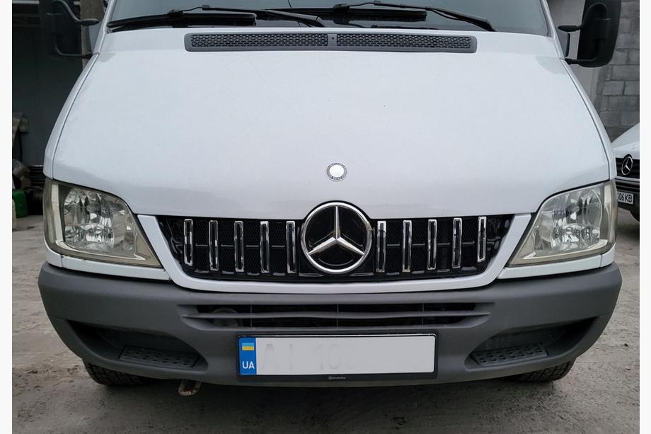 Mercedes Sprinter W901/902/903/904/905 1995–2006 Přední maska chladiče GT Panamericana Chrome Eco (CDI, 2002-2006) Image