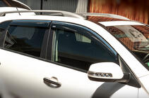 Kia Sorento II XM 2009–2014 Okenní ofuky s chromovanou lištou (4 ks, Niken) fotografie 1