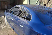 Renault Fluence 2009–2016 Okenní ofuky s chromovanou lištou (4 ks, Niken) fotografie 4