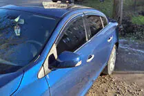 Renault Fluence 2009–2016 Okenní ofuky s chromovanou lištou (4 ks, Niken) fotografie 1