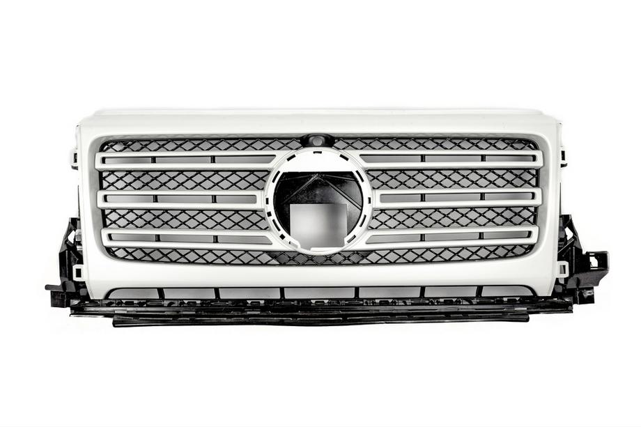Mercedes G-Class W463 2018–2024 Maska chladiče (bílá, originál) Image