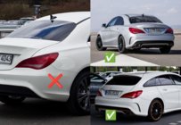 Mercedes CLA C117 2013–2019 Prémiové zástěrky pro CLA45 (4 ks) fotografie 2
