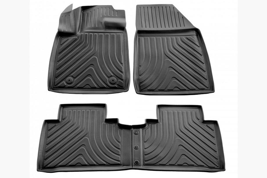 BYD Atto 3 2021– Gumové autokoberce Stingray 3D (4 ks) Image