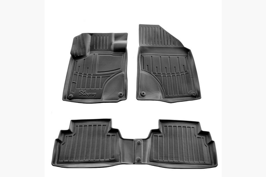 Geely Binyue/Coolray 2018– Gumové autokoberce Stingray 3D (4 ks) Image
