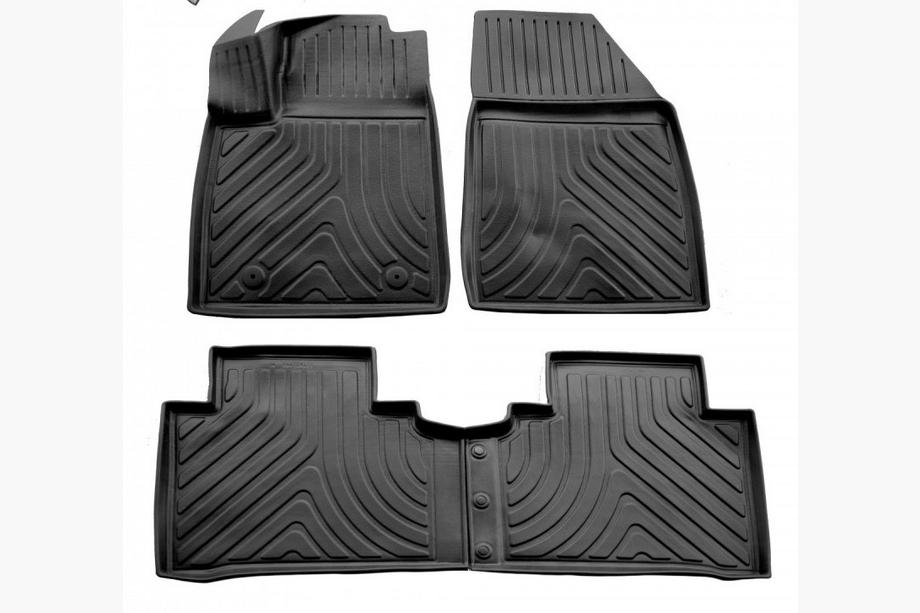 BYD Yuan 2021– BYD Yuan Plus gumové koberce do interiéru Stingray 3D (4 ks) Image