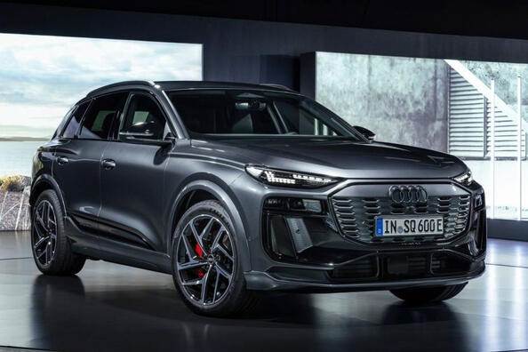 Test nového elektrického crossoveru Audi SQ6 e-tron 2024