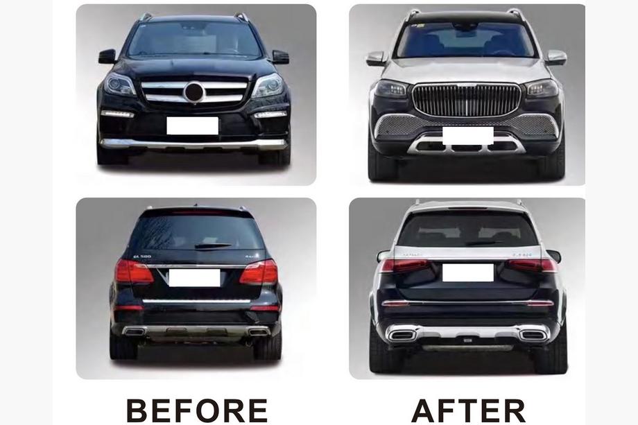 Mercedes GL/GLS třída X166 2012–2019 Faceliftový přestavbový kit z X166 na GLS X167 Maybach (Type-A) Fotografie 2