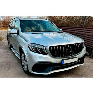 Přední emblém pod sklem, černé orámování a0008880111 (pro GLS) fotografie 4