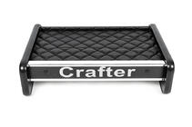 Volkswagen Crafter 2016– Odkládací police na palubní desku (černá s černým prošitím) fotografie 1