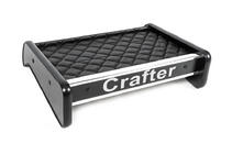Volkswagen Crafter 2016– Odkládací police na palubní desku (černá s černým prošitím) fotografie 2