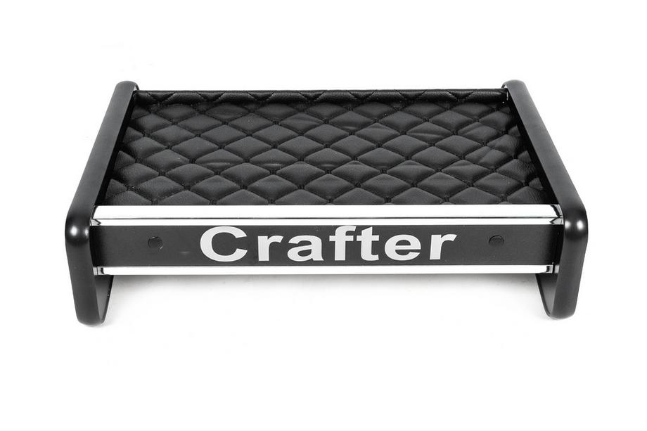 Volkswagen Crafter 2016– Odkládací police na palubní desku (černá s černým prošitím) Image
