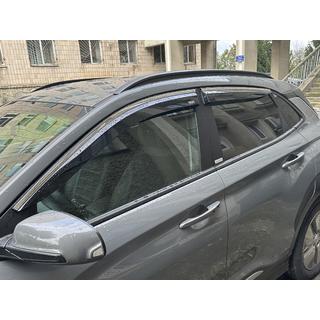 Okenní ofuky s chromovanou lištou (4 ks, Niken) Hyundai Kona 2023– fotografie 2