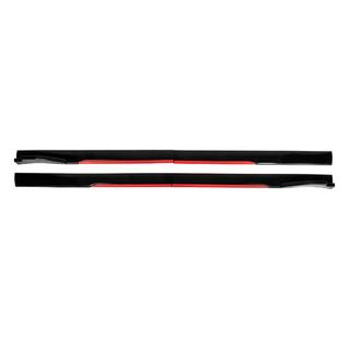 Univerzální kryty bočních prahů Niken Red (ABS) (4 ks) fotografie 3