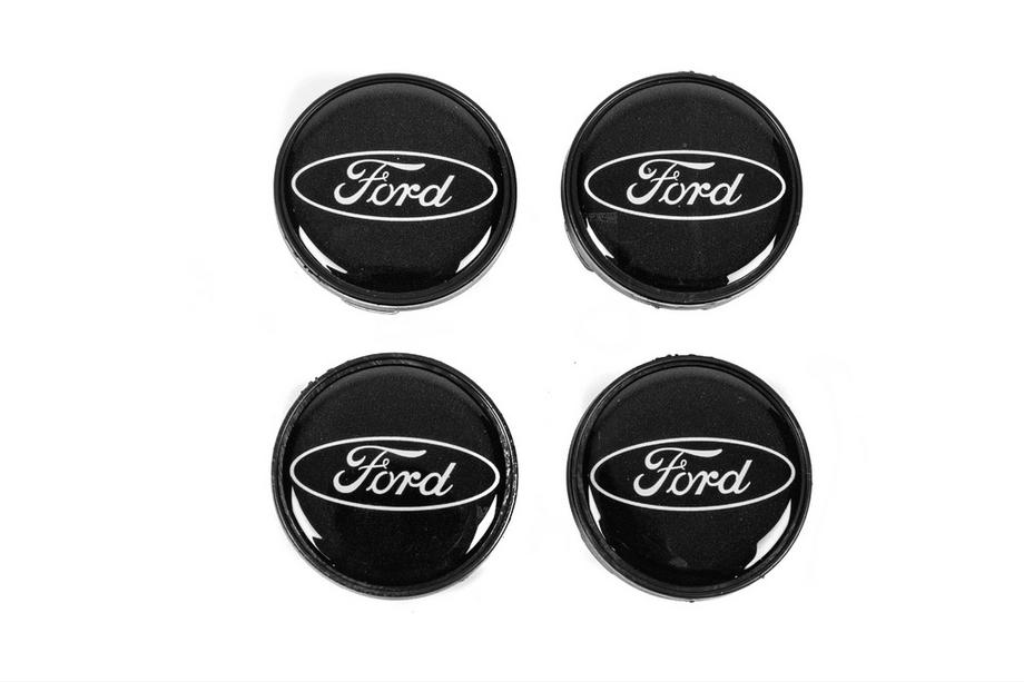 Ford Středové krytky kol 53/51 mm černé frd5351b (4 ks) Image