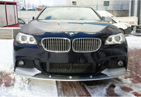 BMW řada 5 F10/F11 2010–2016 Přední lip spoiler na nárazník DPT Lip V-2 (pro M-Performance, lesklá černá) fotografie 5