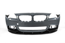 BMW řada 5 F10/F11 2010–2016 Přední lip spoiler na nárazník DPT Lip V-2 (pro M-Performance, lesklá černá) fotografie 7