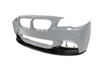 BMW řada 5 F10/F11 2010–2016 Přední lip spoiler na nárazník DPT Lip V-2 (pro M-Performance, lesklá černá) fotografie 9
