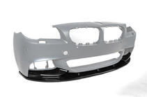 BMW řada 5 F10/F11 2010–2016 Přední lip spoiler na nárazník DPT Lip V-2 (pro M-Performance, lesklá černá) fotografie 8