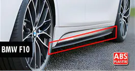 BMW řada 5 F10/F11 2010–2016 Nástavce prahů DPT V-2 (pro prahy M-Sport/M5, lesklá černá) fotografie 1