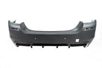 BMW řada 5 F10/F11 2010–2016 Zadní difuzor DPT V-2 (pro M-Performance, černý lesk) fotografie 15