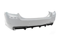 BMW řada 5 F10/F11 2010–2016 Zadní difuzor DPT V-2 (pro M-Performance, černý lesk) fotografie 2