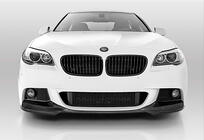 BMW řada 5 F10/F11 2010–2016 Přední lip spoiler DPT Lip V-3 (pro M-Performance, lesklá černá) fotografie 5