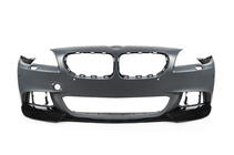BMW řada 5 F10/F11 2010–2016 Přední lip spoiler DPT Lip V-3 (pro M-Performance, lesklá černá) fotografie 8