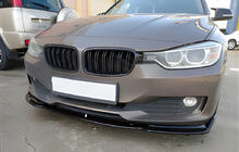 BMW řada 3 F30/F31 2012–2019 Nástavec předního nárazníku DPT Lip pro sériovou verzi (2015-2018, černá lesklá) fotografie 3