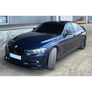 Nástavec předního nárazníku DPT Lip pro sériovou verzi (2015-2018, černá lesklá) BMW řada 3 F30/F31 2012–2019 fotografie 4